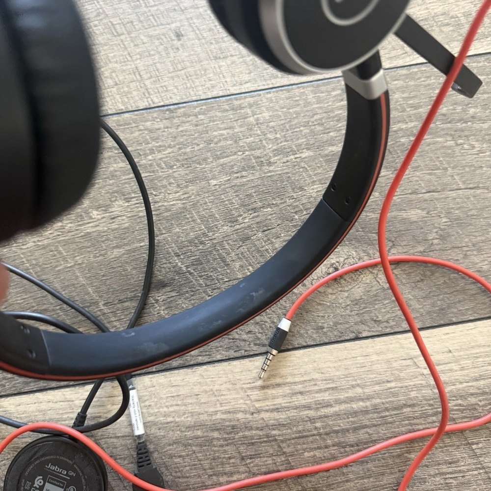 Jabra Evolve 40 MS Stereo Wired Headset ENC010 Microsoft Teams USB 3.5mm Mic - Picture 13 of 16